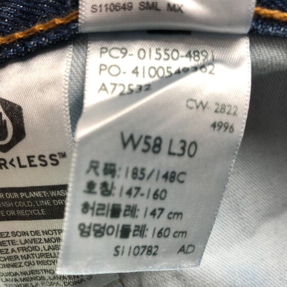 NWT Levi's Men's Jeans Size 58x30 550 Relaxed Fit Straight Leg Blue Denim Casual - Picture 13 of 16